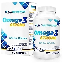 Пищевая добавка "Омега 3", 550 мг - Allnutrition Omega 3 Strong — фото N1