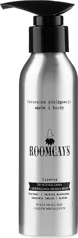 Шампунь для очищения мужской бороды - Roomcays Shampoo — фото N2