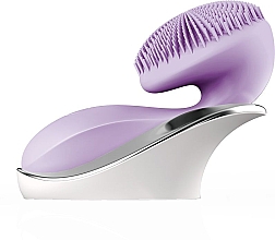 Очищувальна щітка-масажер для обличчя, фіолетова - Diforo Arum Violet — фото N1