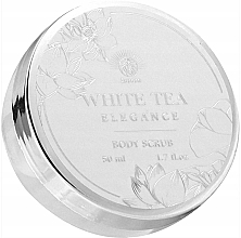 Набір "Білий чай" - Aurora White Tea Elegance (sh/foam/280ml + b/lotion/240ml + b/scrub/50ml + washcloth) — фото N5