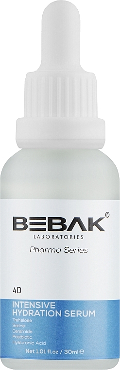 Сироватка для обличчя з гіалуроновою кислотою - Bebak Intensive Hydration Serum — фото N1