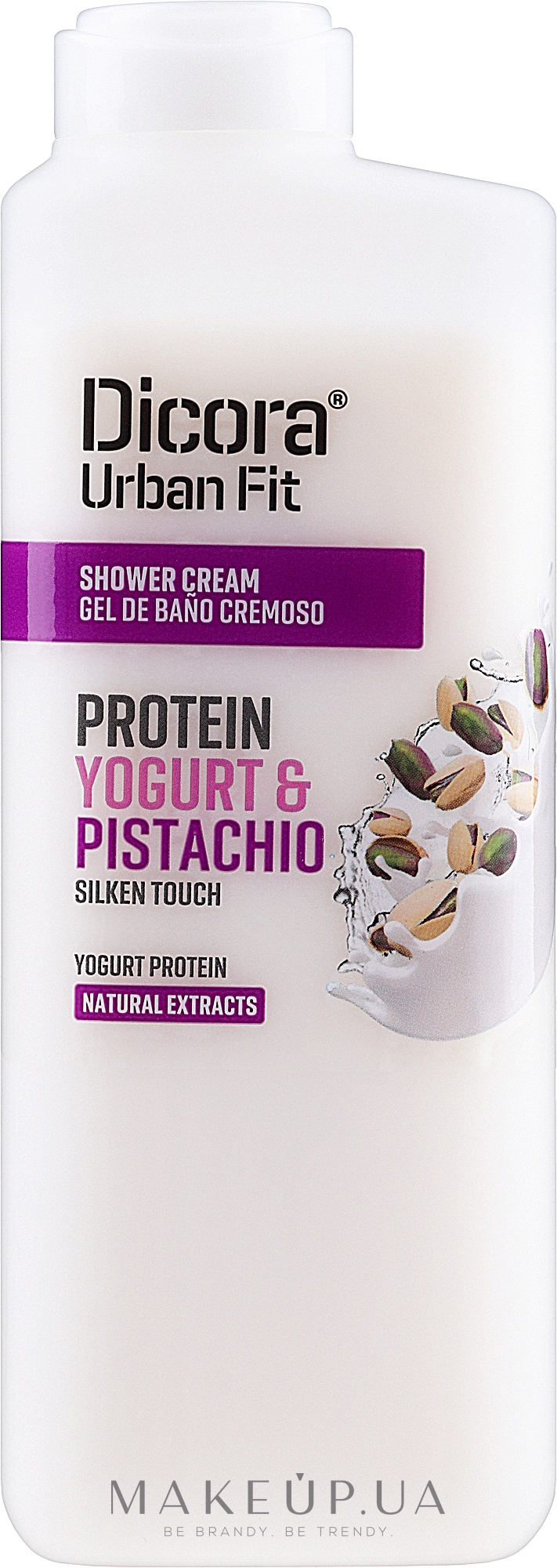 Кремовый гель для душа "Протеиновый йогурт и фисташки" - Dicora Urban Fit Shower Cream Protein Yogurt & Pistachio — фото 400ml