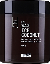 Гель-віск екстрасильної фіксації з кокосом - Glossco Gel Wax Ice Coconut — фото N1