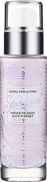 Натуральная питательная основа под макияж - Bielenda Starface Balmy Skin Primer — фото N2