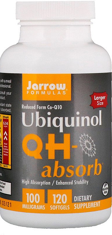 Коэнзим убихинол 100 мг - Jarrow Formulas Ubiquinol QH-Absorb 100 mg — фото N2