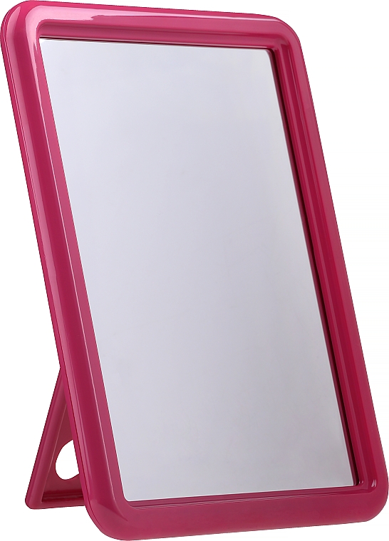 Зеркало одностороннее квадратное "Mirra-Flex", 10x13 см, малиновое - Donegal One Side Mirror — фото N1