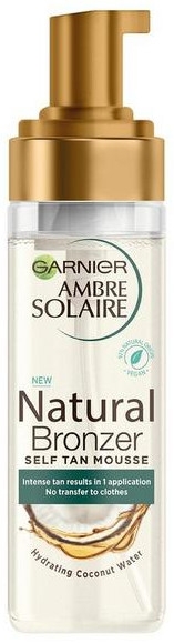 Мусс-автозагар - Garnier Ambre Solaire Natural Bronzer Intense Clear Self Tan Mousse