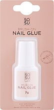 Парфумерія, косметика Клей для штучних нігтів - Sosu by SJ Brush-On Nail Glue