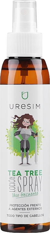 Спрей для волосся - Uresim Tea Tree Spray — фото N1