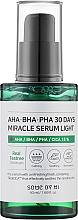 Парфумерія, косметика Кислотна сироватка для обличчя - Some By Mi AHA.BHA.PHA 30 Days Miracle Serum Light