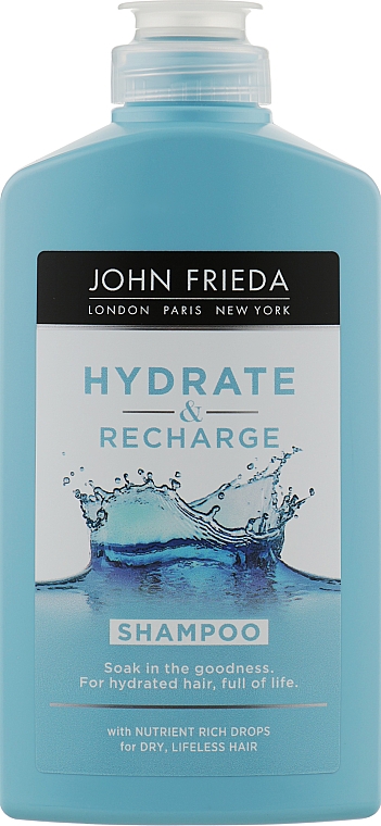 Увлажняющий шампунь для сухих волос - John Frieda Hydrate & Recharge Shampoo