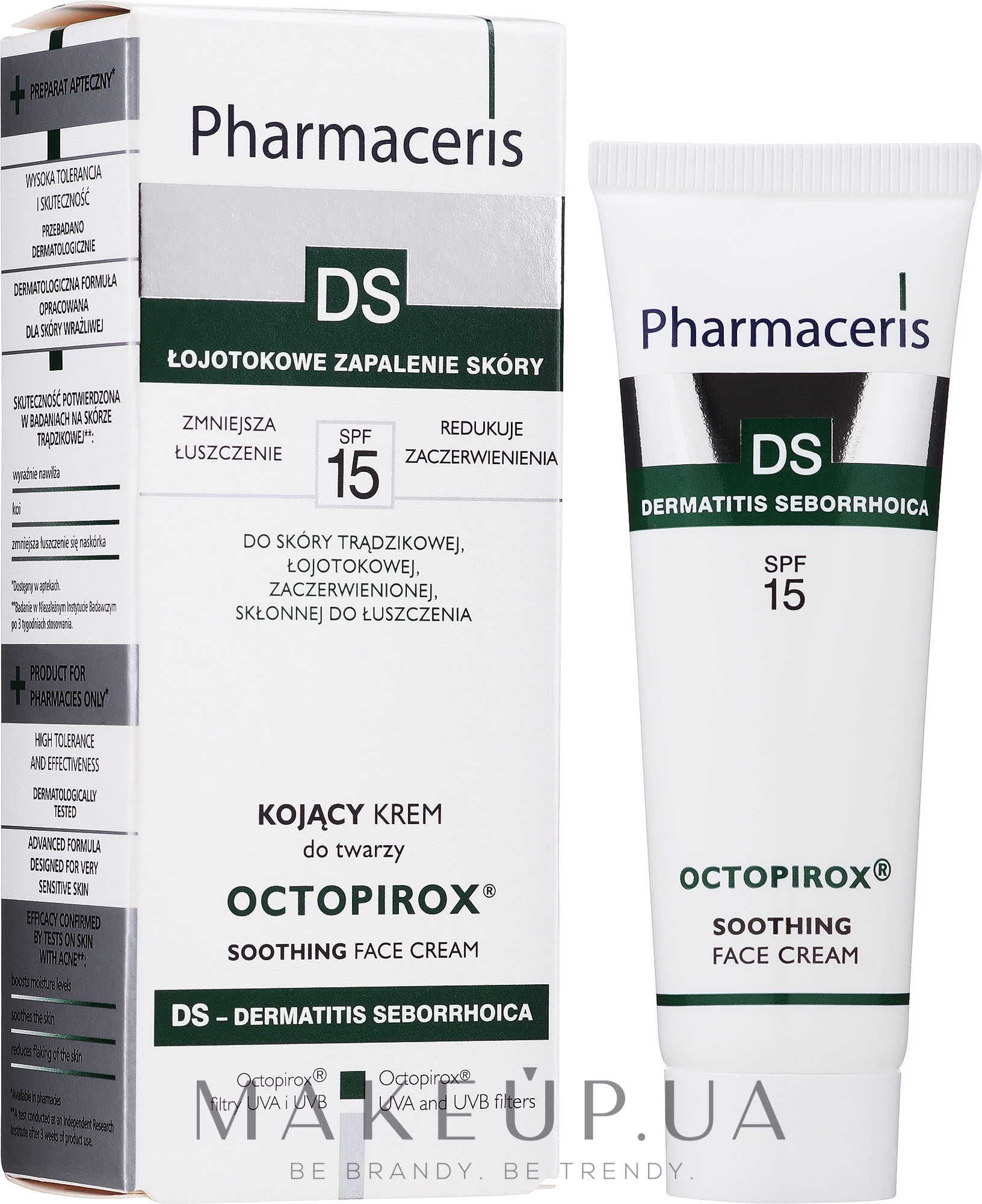 Крем заспокоюючий роздратування шкіри обличчя - Pharmaceris T Octopirox Soothing Cream — фото 30ml