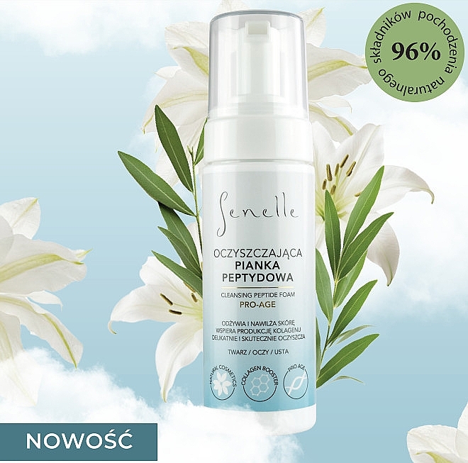 Очищающая пептидная пенка - Senelle Cleansing Peptide Foam Pro-Age — фото N2