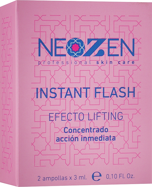 Ампулы для кожи лица - Neozen Flash Accion Inmediata (2x3ml)
