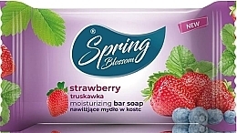 Духи, Парфюмерия, косметика Увлажняющее мыло "Клубника" - Spring Blossom Strawberry Moisturizing Bar Soap