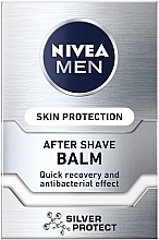 Набор - NIVEA MEN Silver Protect (foam/200ml + ash/balm/100ml + deo/50ml + sh/gel/250ml) — фото N3