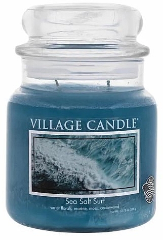 Ароматична свічка у банці - Village Candle Sea Salt Surf Candle — фото N1