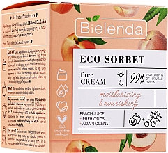 Парфумерія, косметика Зволожувальний і живильний крем для обличчя - Bielenda Eco Sorbet Moisturizing&Nourishing Face Cream