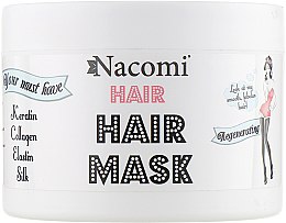 Регенерирующая маска для волос - Nacomi Regenerating Hair Mask — фото N1