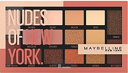 Парфумерія, косметика Палетка тіней - Maybelline Nudes of New York Eye Palette