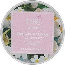 Парфумерія, косметика Масажна свічка для манікюру "Таїті" - Tufi Profi Premium