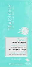Освежающие влажные салфетки для тела, 10шт. - Teaology Yoga Care — фото N2