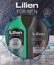 Духи, Парфюмерия, косметика Набор - Lilien For Men Ice Mint (shm/350ml + sh/gel/350ml) 