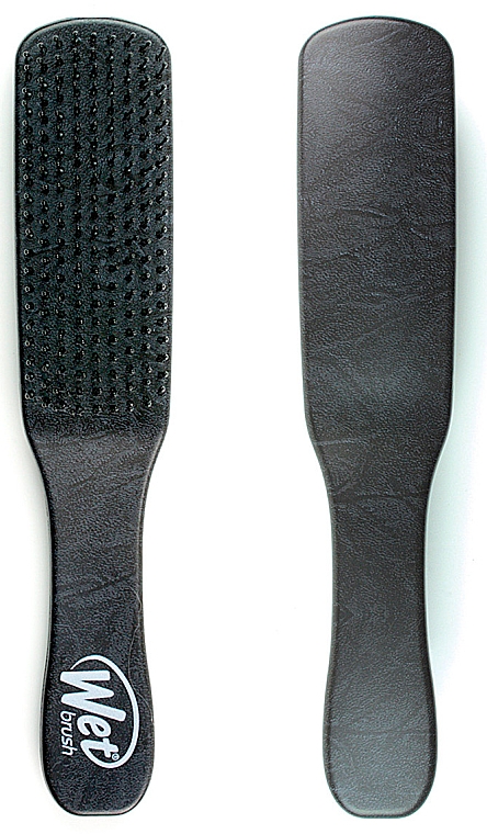 Мужская расческа для спутанных волос - Wet Brush Mens Detangler Black Leather — фото N2