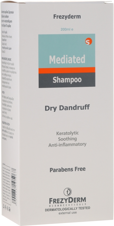 Шампунь от перхоти для сухих волос - Frezyderm Mediated Dry Dandruff Shampoo — фото N1