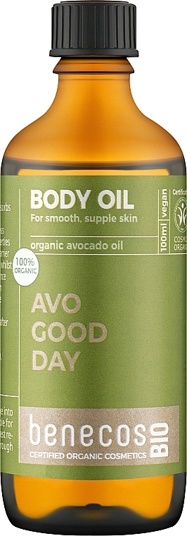 Олія для тіла "Авокадо" - Benecos BIO Avo Good Day Avocado Body Oil — фото N1