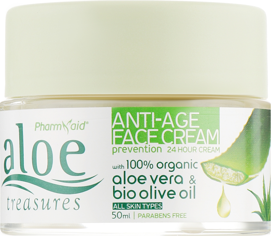 Антивіковий крем для обличчя - Pharmaid Aloe Treasures Anti Age Face Cream — фото N2