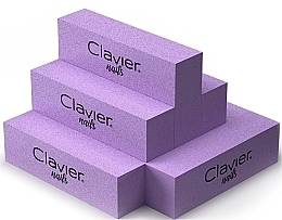 Блок для полірування нігтів, фіолетовий - Clavier — фото N1