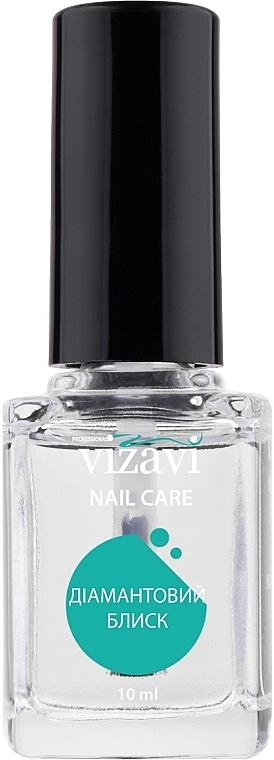 Закрепитель лака для ногтей "Бриллиантовый блеск" - Vizavi Professional Nail Care — фото N1
