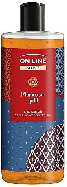 Олія для душу - On Line Senses Morrocan Gold Shower Oil — фото N1