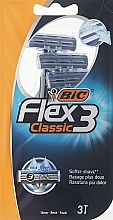 Набір бритв без змінних картриджів, 3 шт - BIC Flex 3 Classic — фото N2