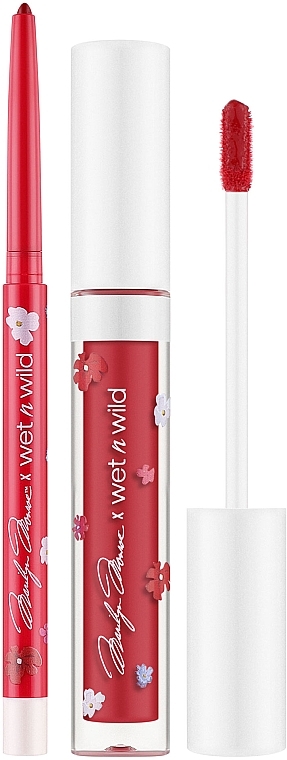 Набор - Wet N Wild x Marilyn Monroe Icon Lip Liner & Gloss Set (lip/gloss/3,2ml + lip/liner/0,25g) — фото N2