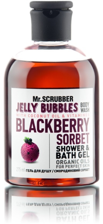 Гель для душу "Blackberry sorbet" - Mr.Scrubber Jelly Bubbles Shower & Bath Gel — фото N2