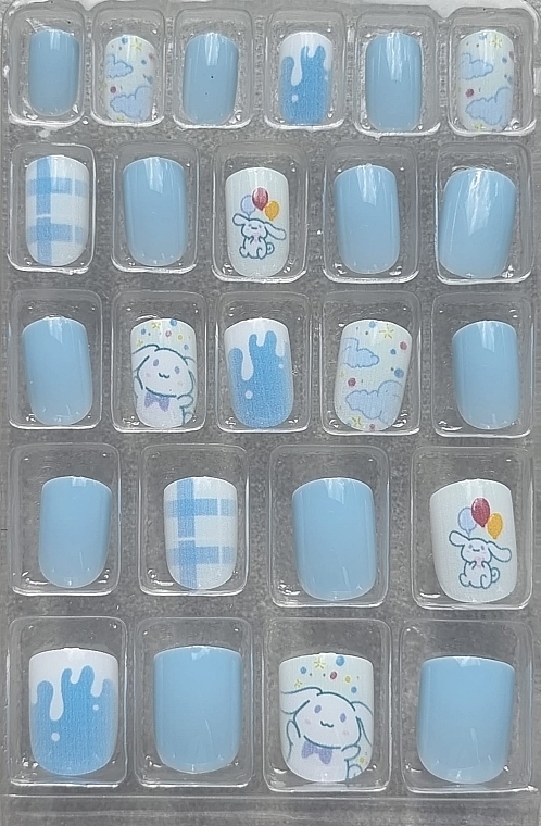 Накладные ногти для детей "Кролик", 913 - Deni Carte Magic Miss Tips — фото N2