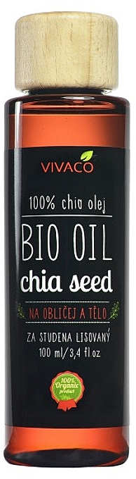 Олія насіння чіа - Vivaco Bio Oil Chia Seed Oil — фото N1