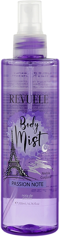 Міст для тіла - Revuele Passion Note Body Mist — фото N1