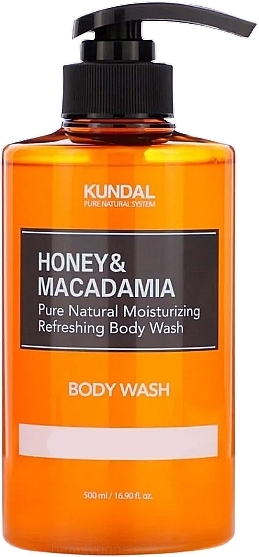 ПОДАРУНОК! Гель для душу "Warm Cotton" - Kundal  Honey & Macadamia Body Wash — фото N1