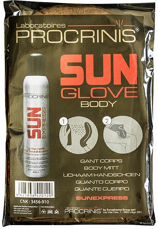 Рукавичка для автозасмаги - Laboratoires Procrinis Sunglove Gant Corps — фото N1