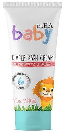 Дитячий крем від попрілостей - Dr.EA Diaper Rash Cream — фото N1
