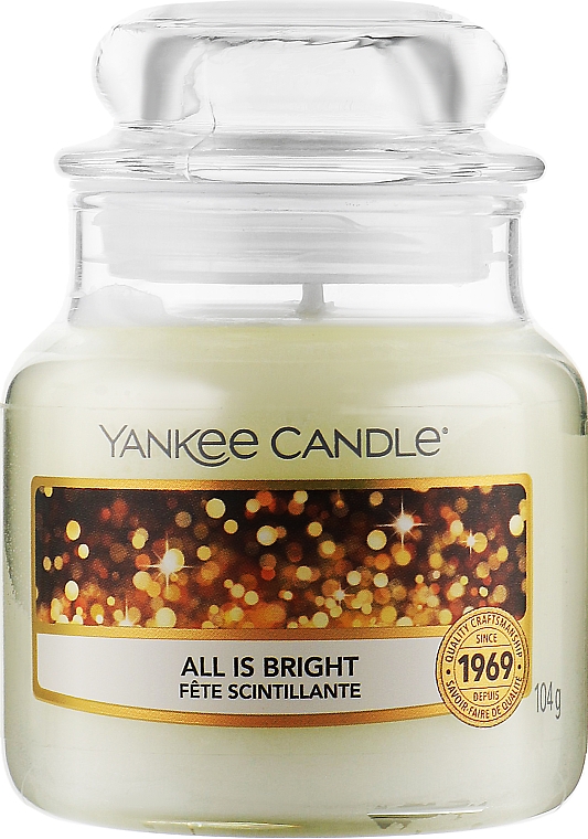 Ароматическая свеча в банке - Yankee Candle All is Bright — фото N1