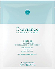 Парфумерія, косметика Тканинна маска з полігідроксібіоцелюлози - Exuviance Professional Restore Polyhydroxy Biocellulose Sheet Masque