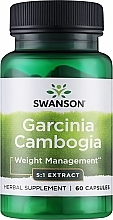 Пищевая добавка "Экстракт гарцинии камбоджийской", 80 мг - Swanson Garcinia Cambogia 5:1 Extract — фото N1