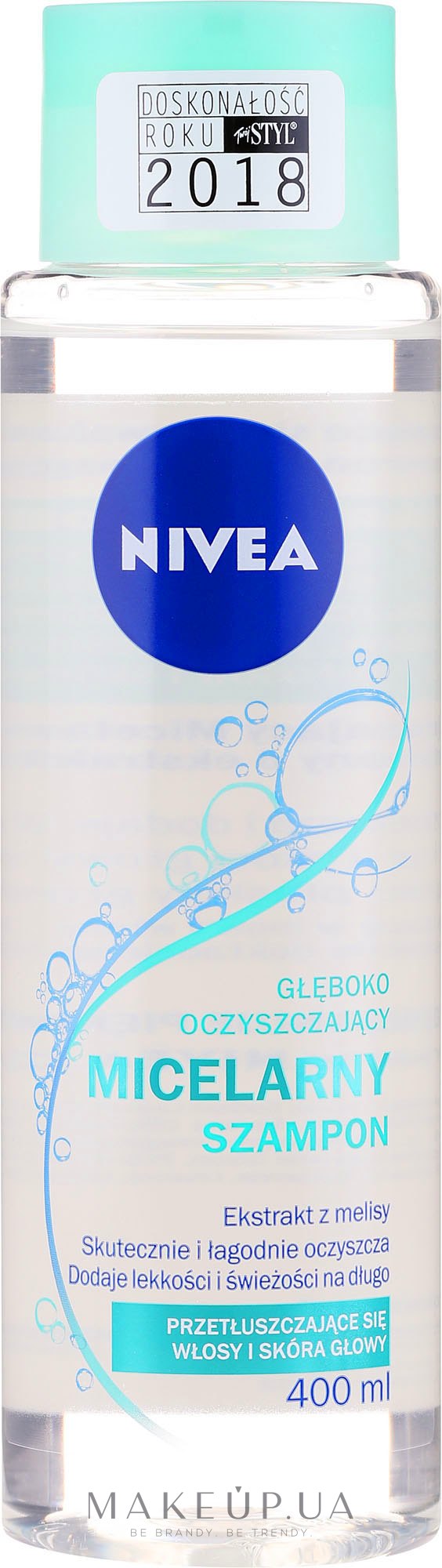 Мицеллярный шампунь для глубокого очищения - NIVEA Micellar Shampoo — фото 400ml