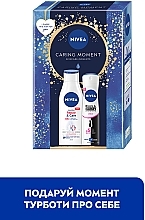 Набор женский - NIVEA Caring Moment 2024 (b/lot/250ml + deo/150ml) — фото N2