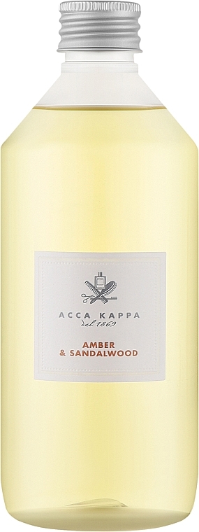 Ароматизатор для дома "Амбра и сандаловое дерево" - Acca Kappa Amber & Sandalwood Home Diffuser (refill) — фото N1