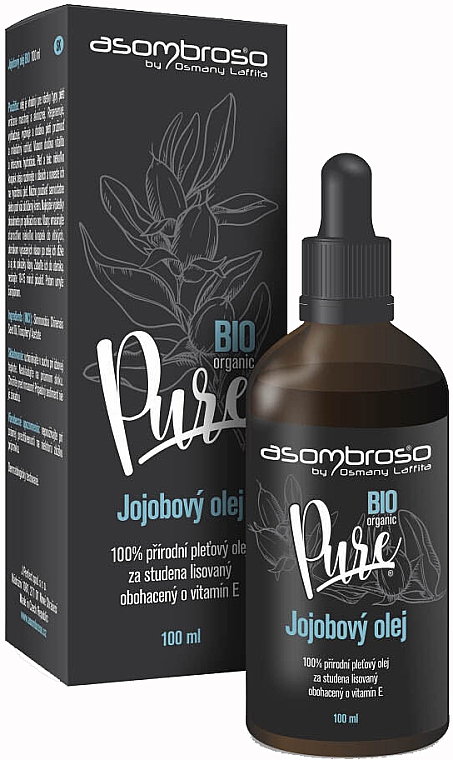 Масло жожоба - Asombroso Pure BIO Jojoba Oil — фото N1